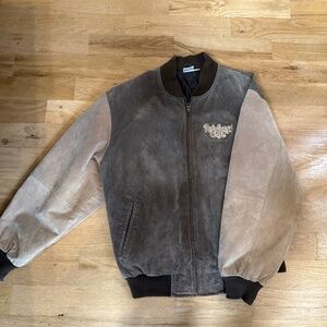 Vintage Rainforest Cafe Chicago Leather Jacket